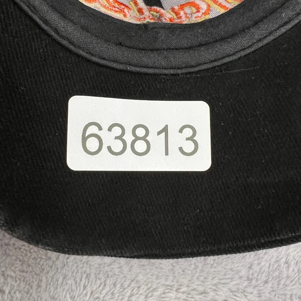 Toro Madrid Spain Hat Black Bull Flame Embroidered Souvenir Strapback Cap